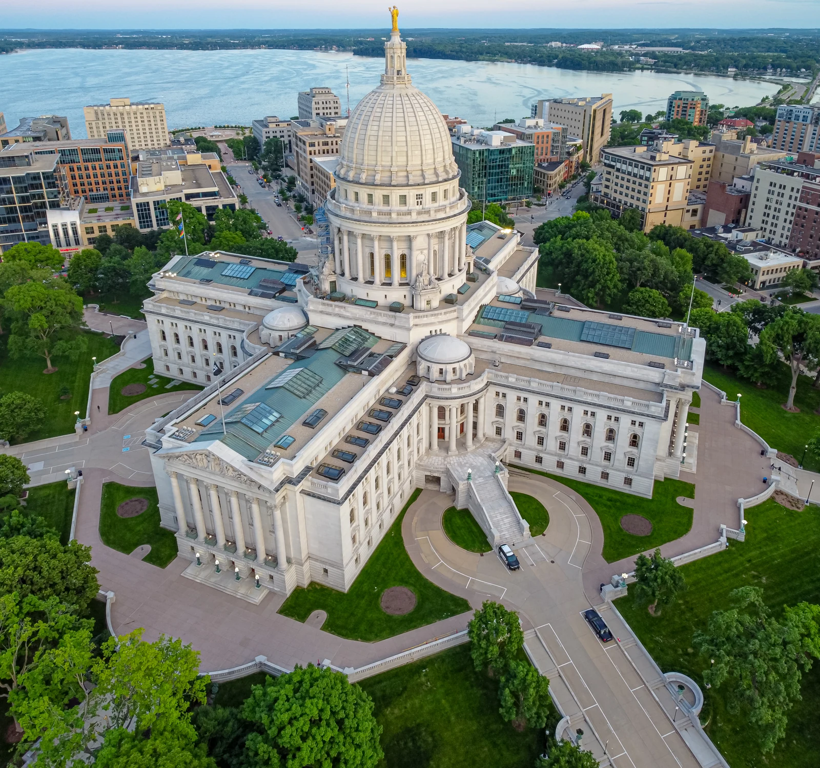Wisconsin State Capitol Building 2 in Madison, Wisconsin.