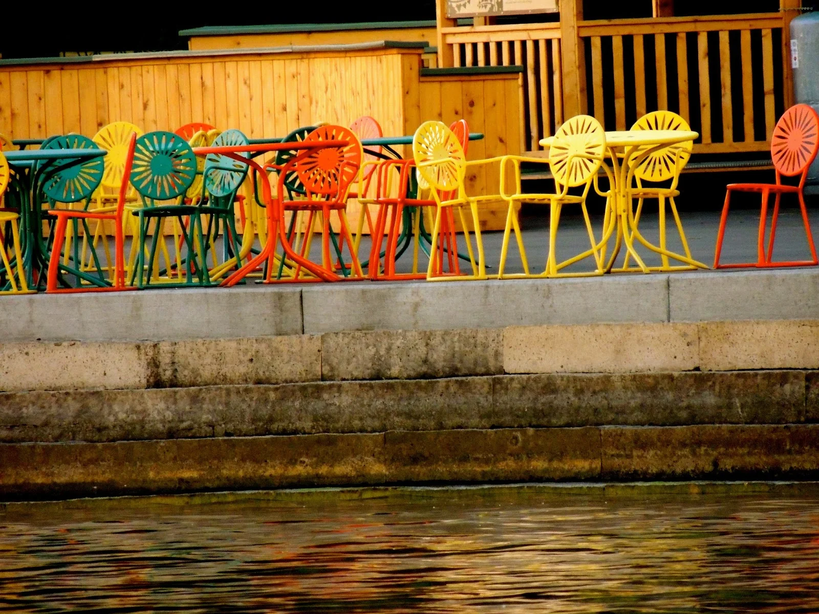 Memorial Union Chairs in Madison, Wisconsin.